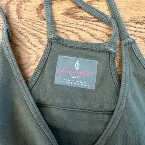 LIKE NEW Free People Hot Shot Onesie in Sea Grass (Size XS) - Picture 6 of 9